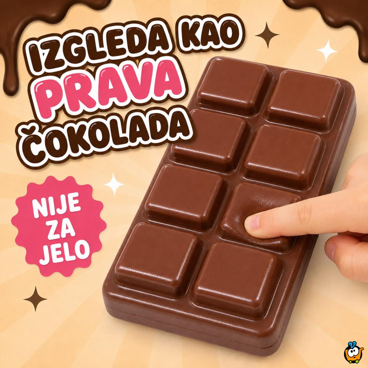 Chocolate Bar Squishy – velika mekana čokolada za stiskanje
