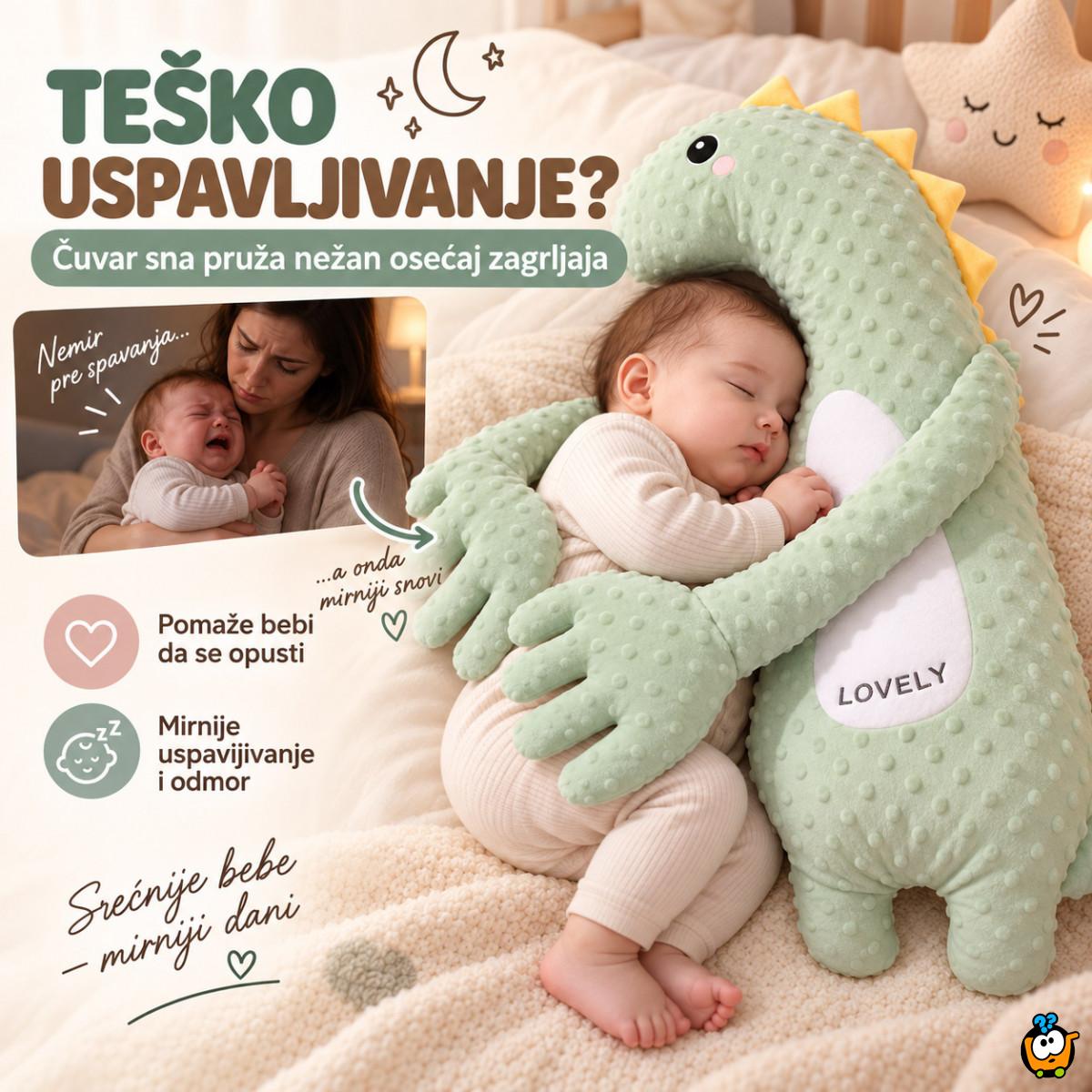 Čuvar sna - Umirujući plišani jastuk sa ritmičkim tapkanjem i daljinskim