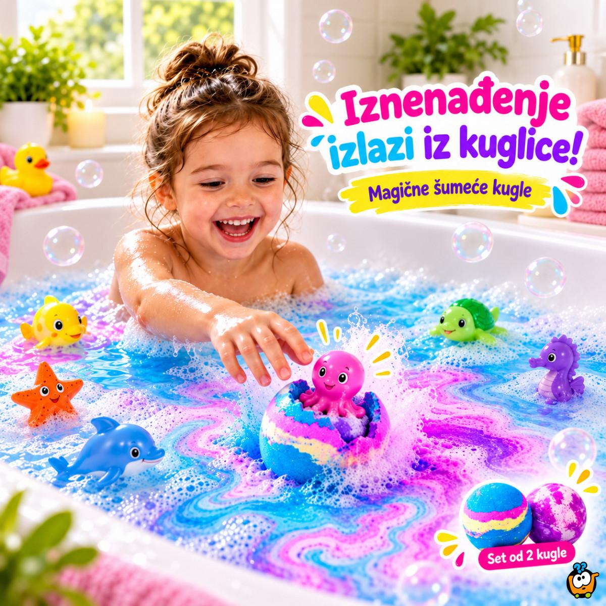 Magične Šumeće Kuglice za kupanje sa iznenađenjem – Set od 2 kom