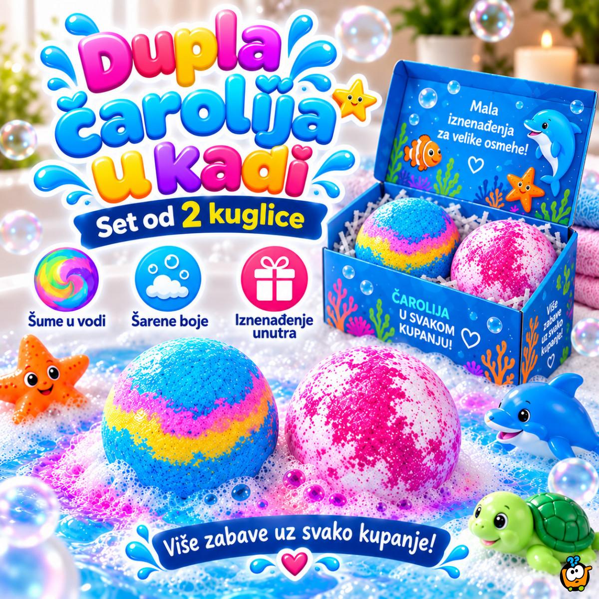 Magične Šumeće Kuglice za kupanje sa iznenađenjem – Set od 2 kom