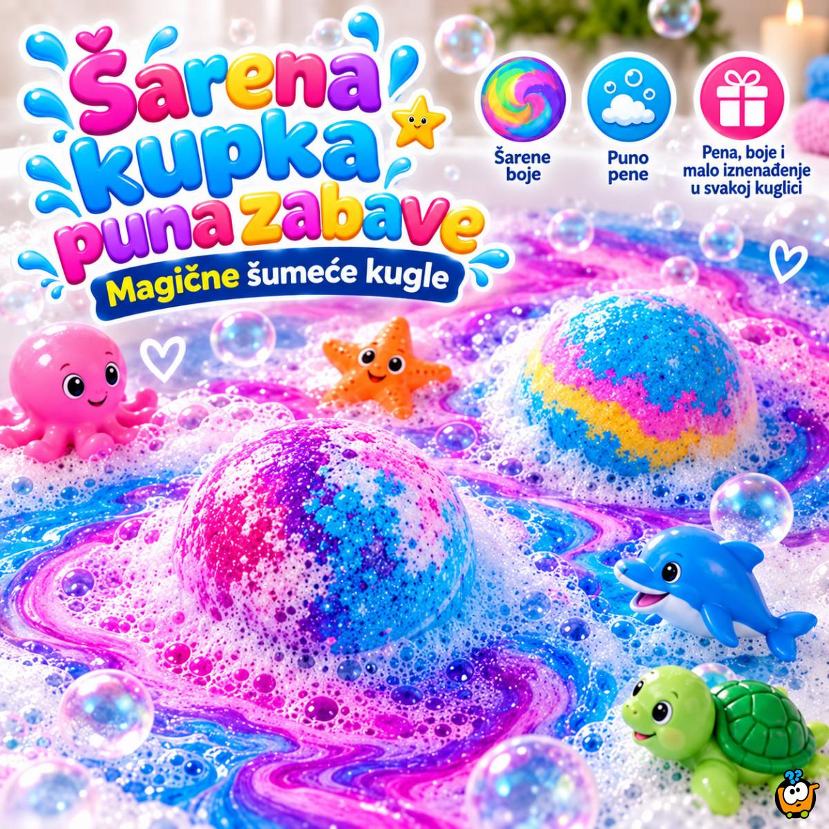 Magične Šumeće Kuglice za kupanje sa iznenađenjem – Set od 2 kom