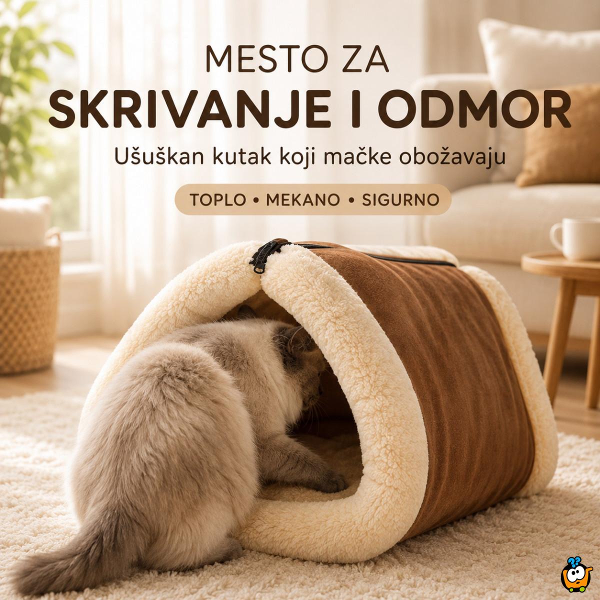 Kitty Shack 2u1 – mekana kućica i krevet za mačke