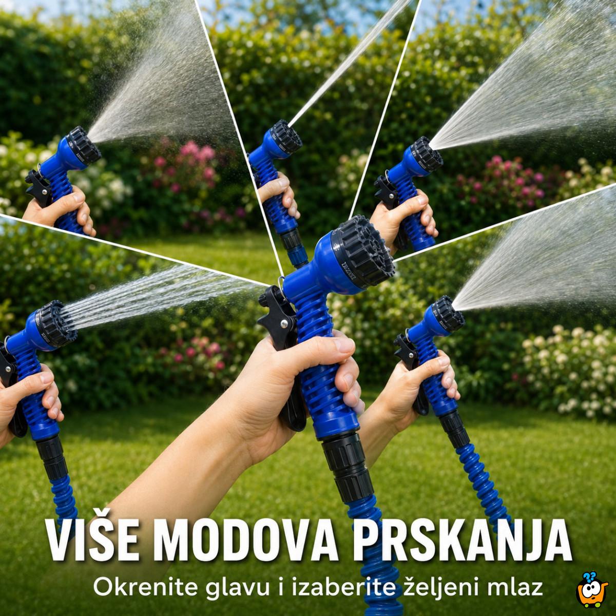 Magično rastegljivo crevo za vodu sa prskalicom 22.5m