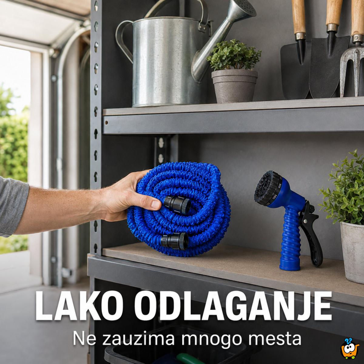 Magično rastegljivo crevo za vodu sa prskalicom 22.5m