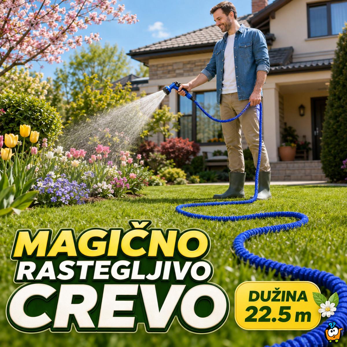 Magično rastegljivo crevo za vodu sa prskalicom 22.5m