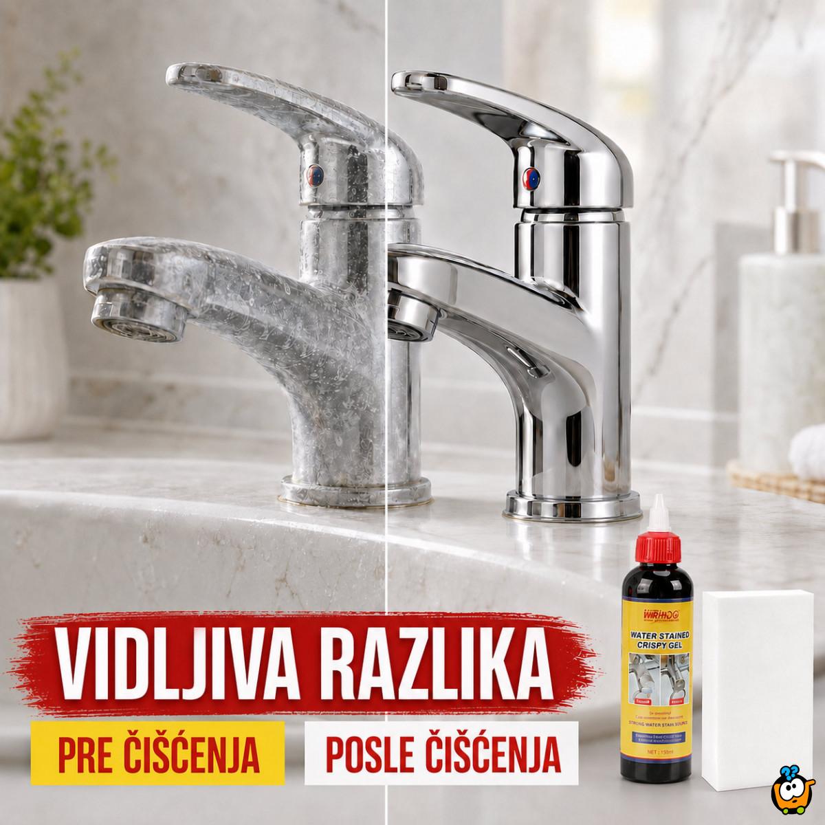 Gel za uklanjanje kamenca i tragova vode sa slavina i inox površina – 150 ml