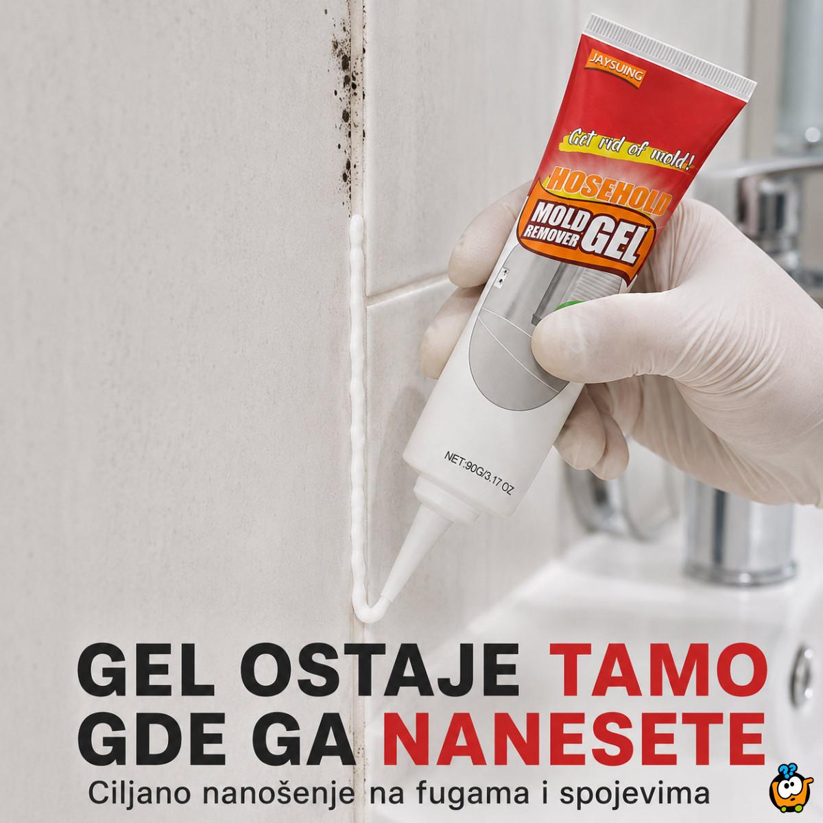 Magičan Gel za uklanjanje tragova buđi sa fuga i silikona