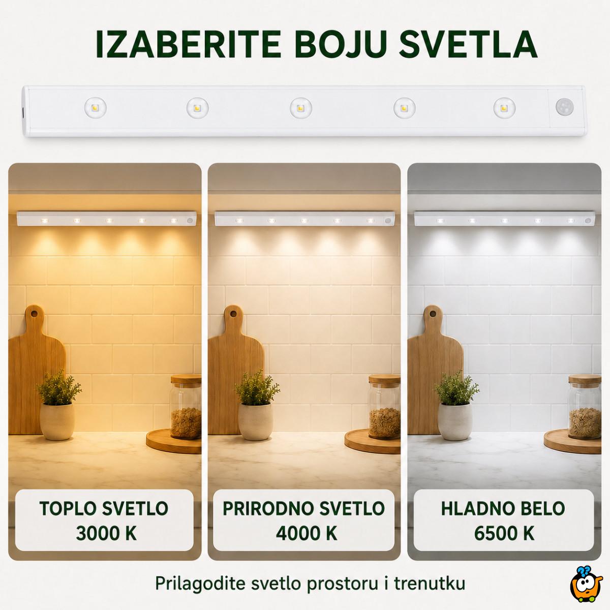Magnetna LED lampa sa senzorom pokreta 80 cm sa USB kablom