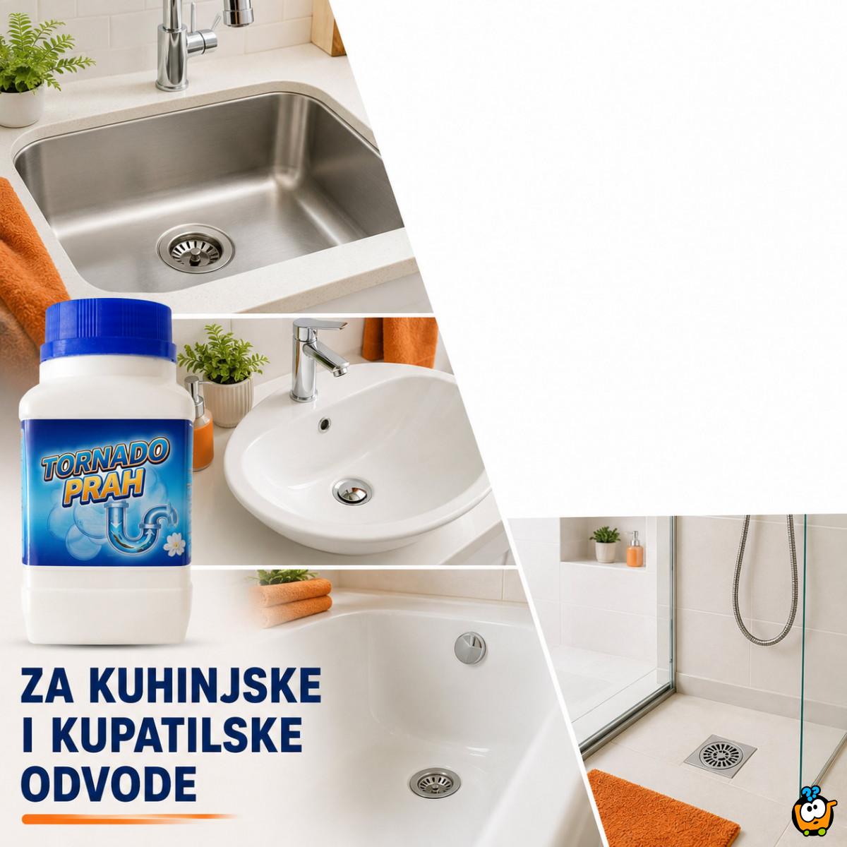 Tornado prah za otčepljenje i čišćenje odvoda – 260 g