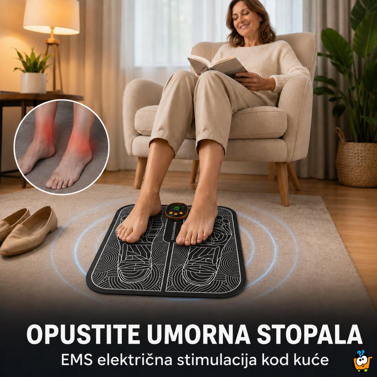 EMS masažer za stopala – 8 režima i 19 nivoa intenziteta