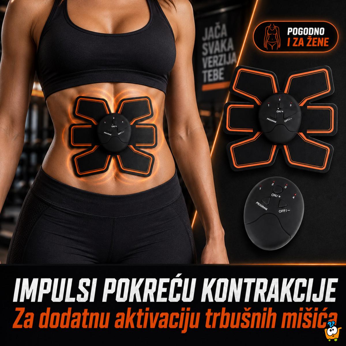 EMS stimulator trbušnih mišića sa podesivim intenzitetom