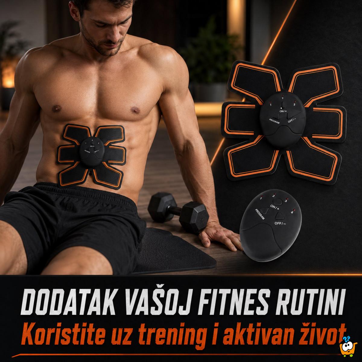 EMS stimulator trbušnih mišića sa podesivim intenzitetom