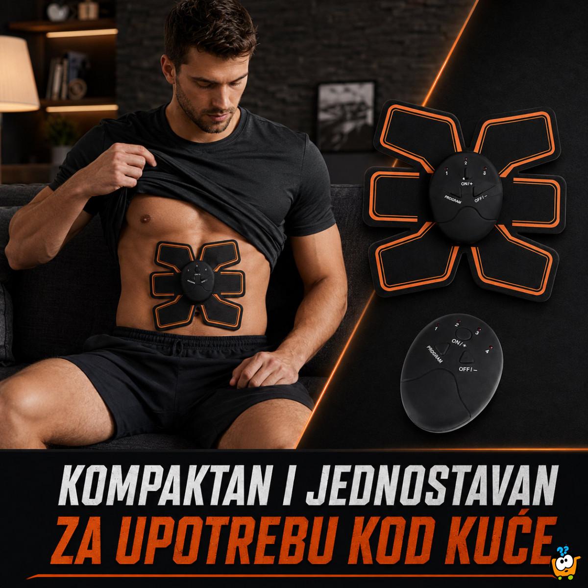 EMS stimulator trbušnih mišića sa podesivim intenzitetom