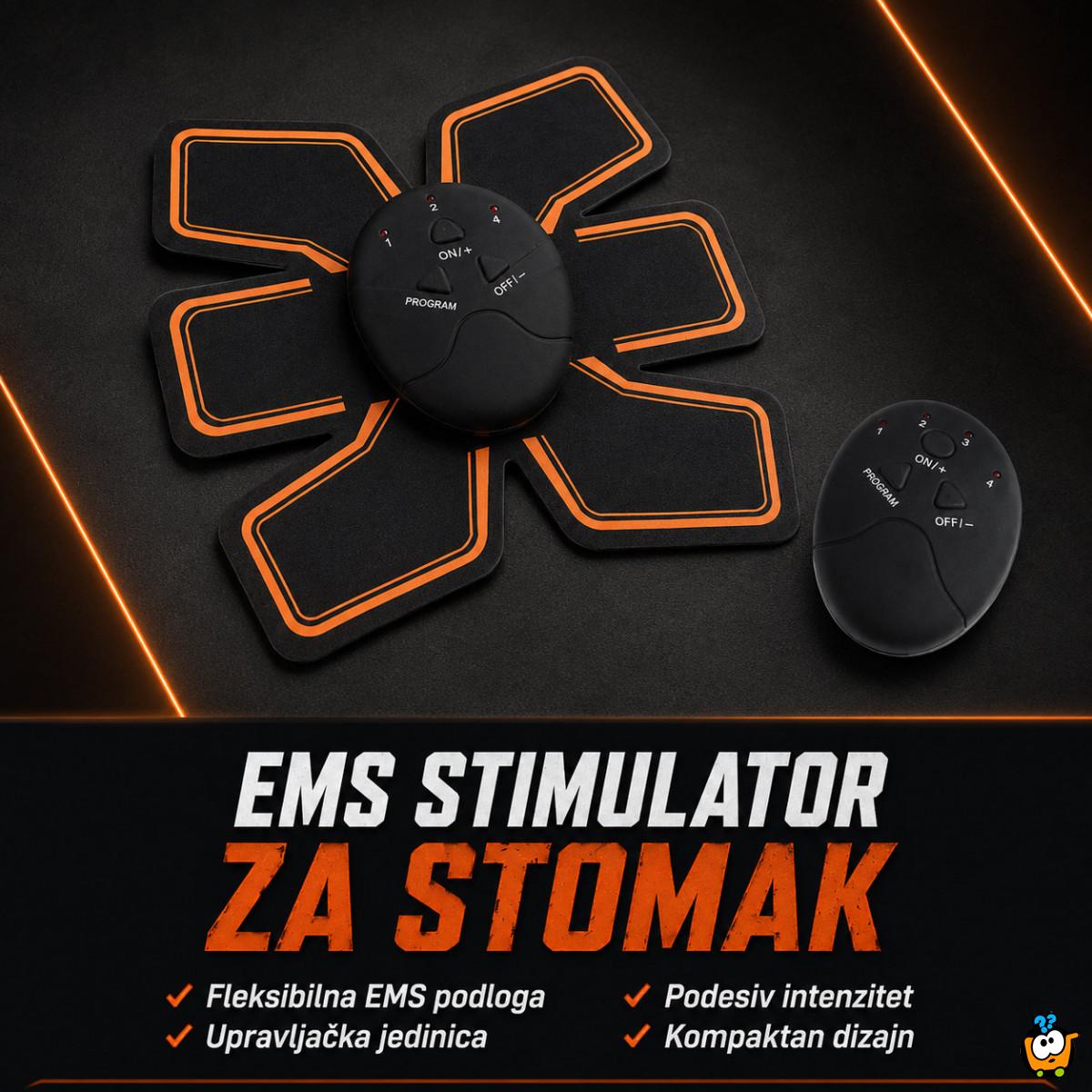 EMS stimulator trbušnih mišića sa podesivim intenzitetom