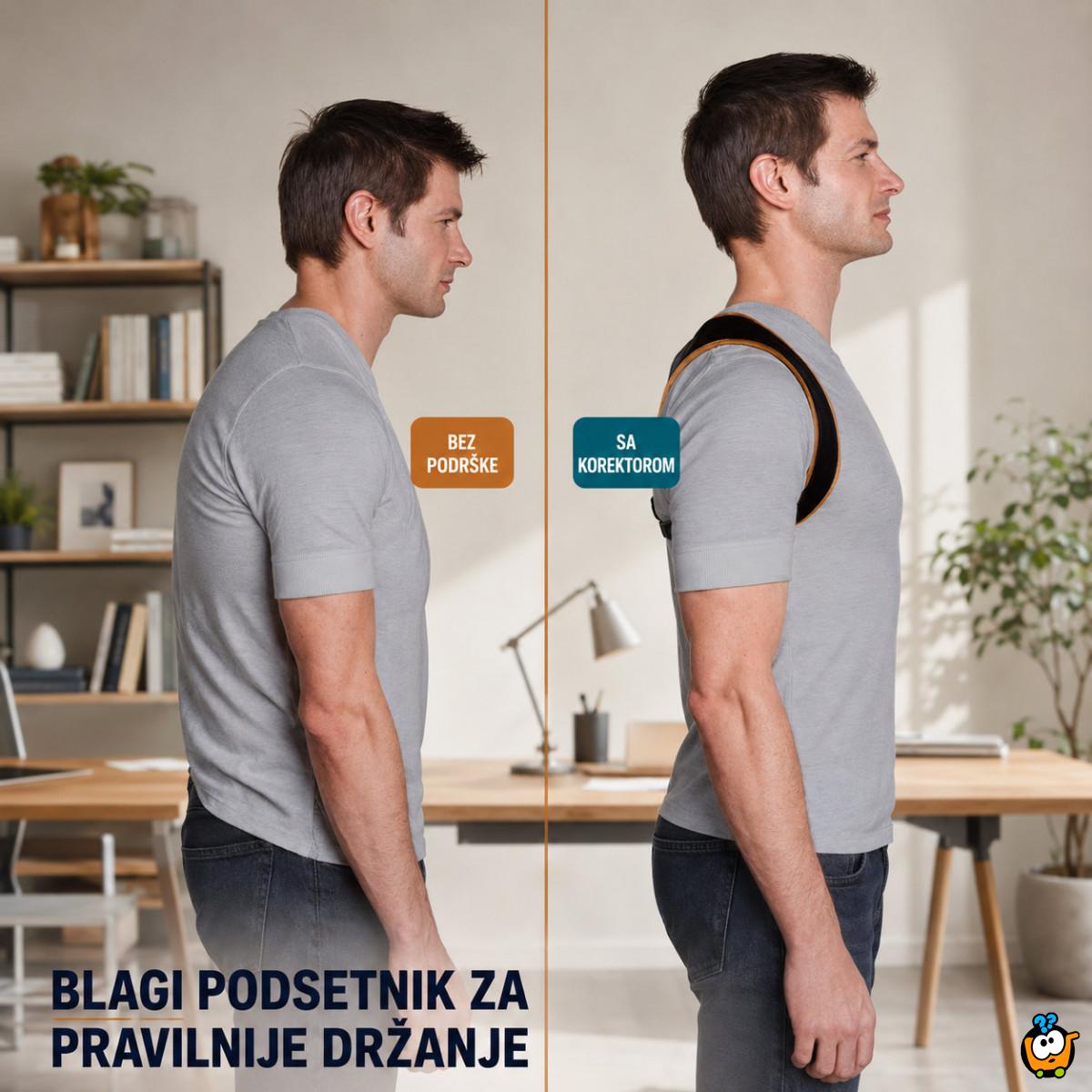 Posture Doctor - Pojas za pravilnije držanje leđa i ramena za žene i muškarce