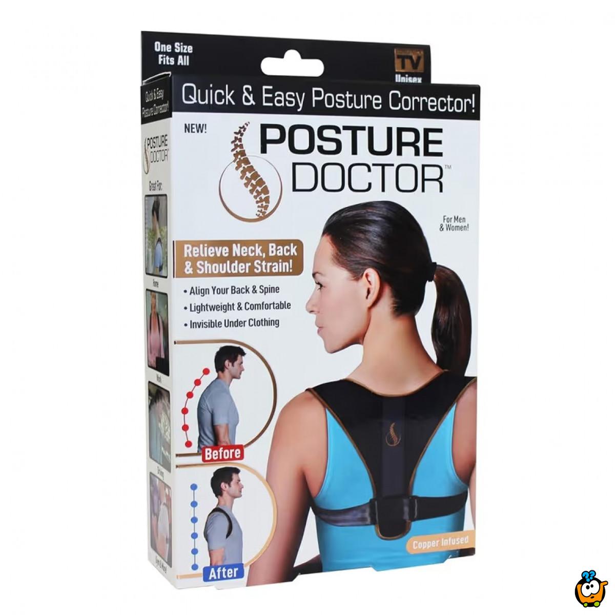 Posture Doctor - Pojas za pravilnije držanje leđa i ramena za žene i muškarce