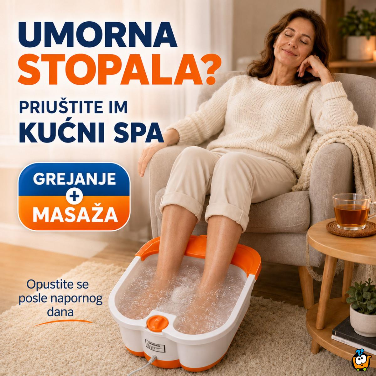 Hidromasažna kadica za stopala – kućni SPA sa grejanjem i masažom