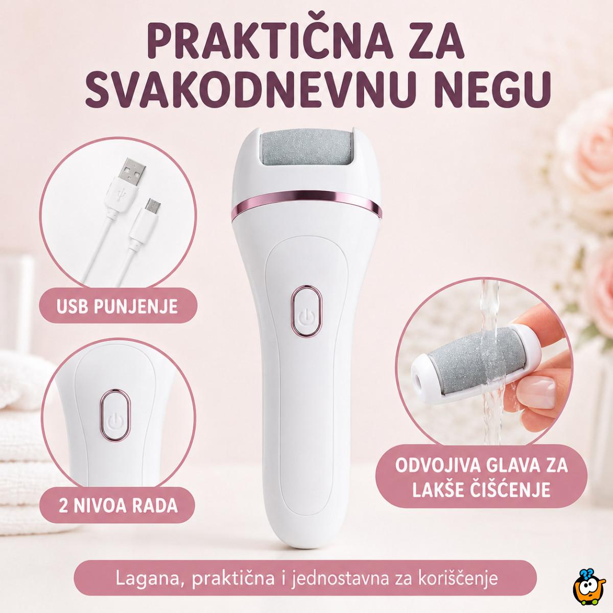 Električna turpija za pete i stopala sa USB punjenjem