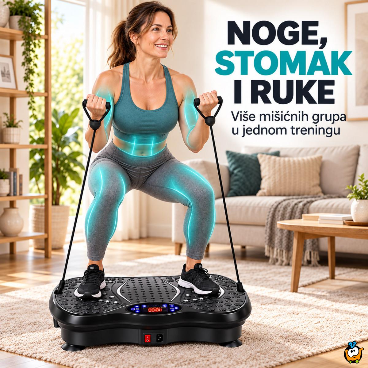 VibroFit Pro platforma – Vibraciona ploča za vežbanje i masažu