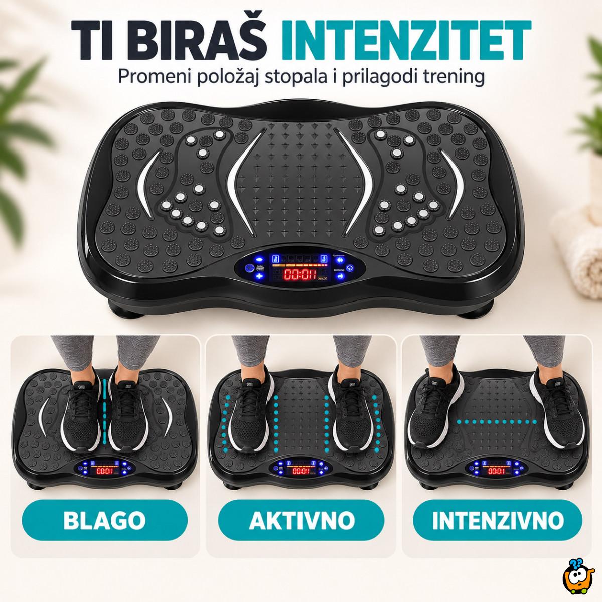VibroFit Pro platforma – Vibraciona ploča za vežbanje i masažu