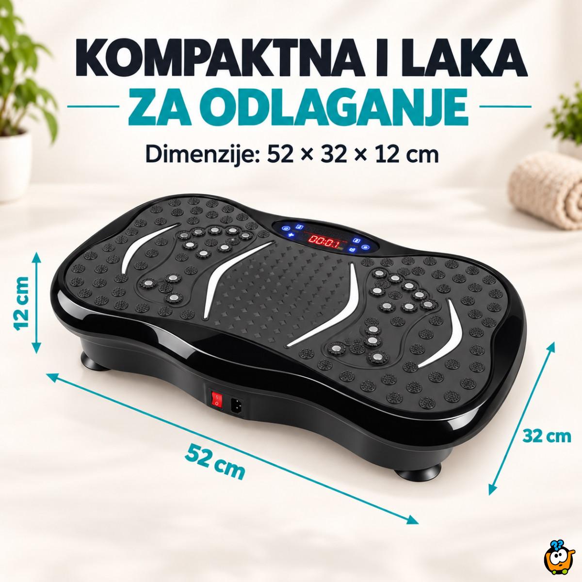 VibroFit Pro platforma – Vibraciona ploča za vežbanje i masažu