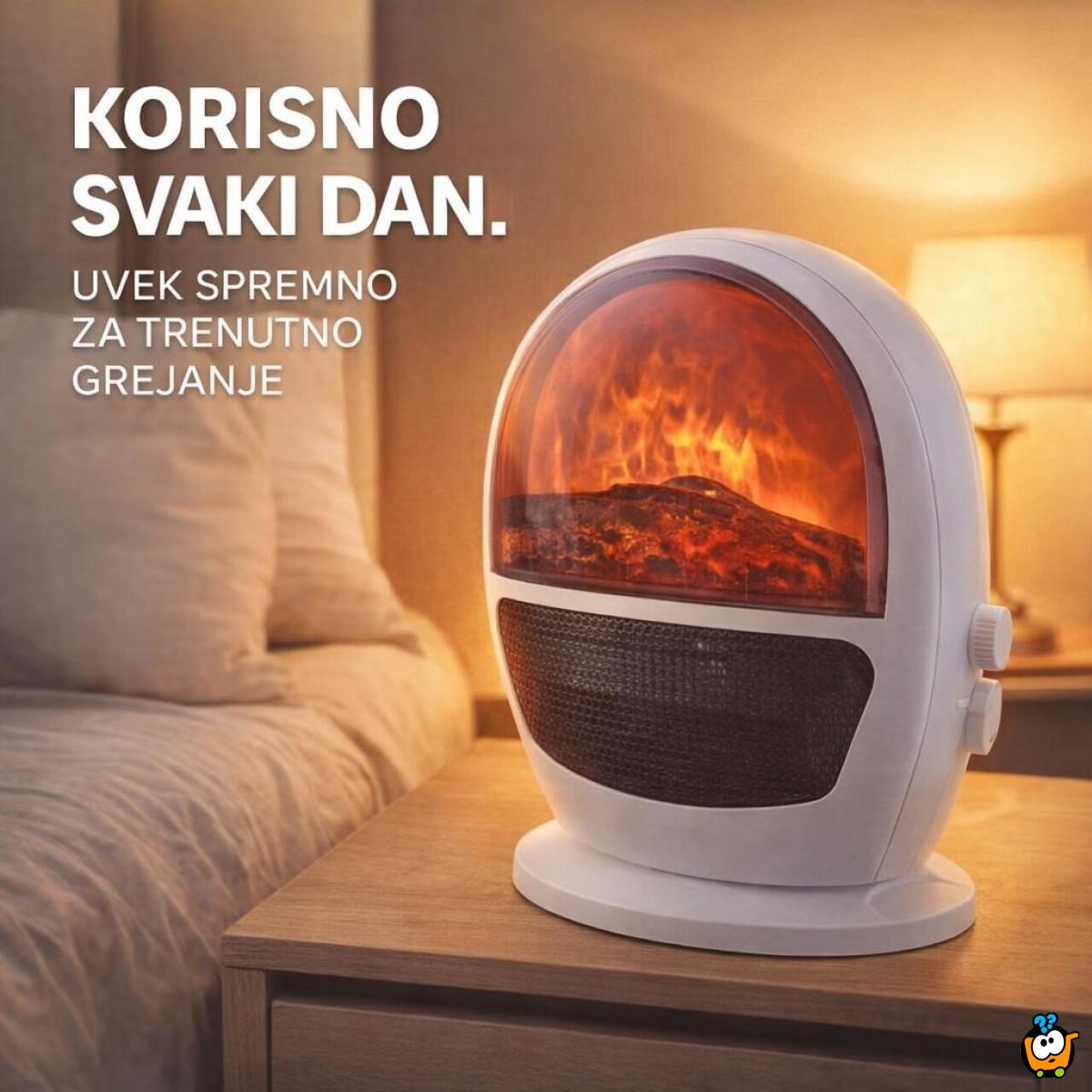 Mini Kamin - Keramička grejalica Flame Heater sa efektom plamena