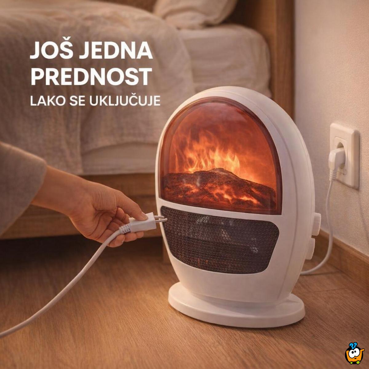 Mini Kamin - Keramička grejalica Flame Heater sa efektom plamena