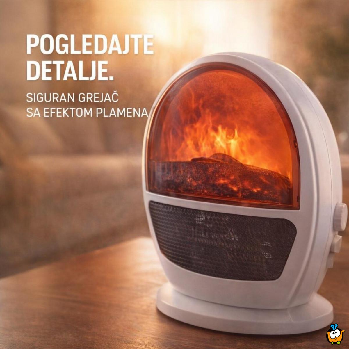 Mini Kamin - Keramička grejalica Flame Heater sa efektom plamena