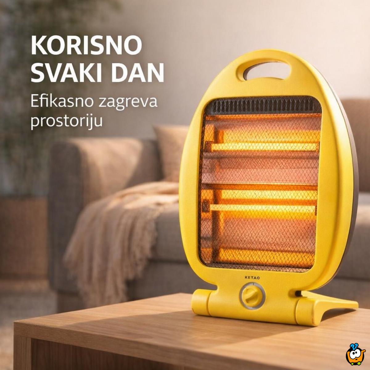 KETAO Quartz Grejalica 800W - Efikasno grejanje za vaš dom