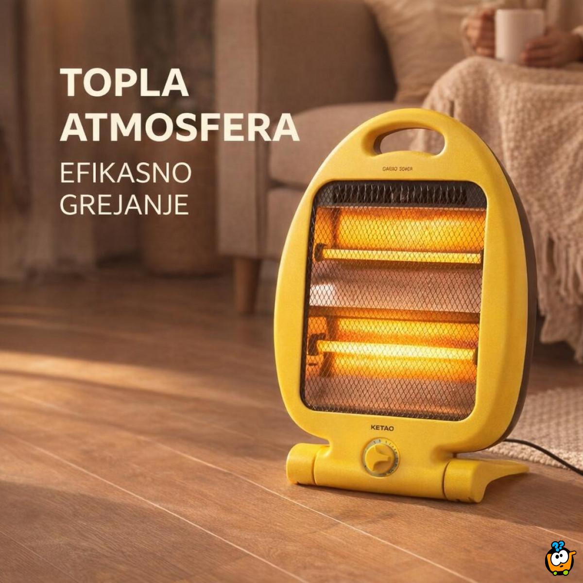 KETAO Quartz Grejalica 800W - Efikasno grejanje za vaš dom
