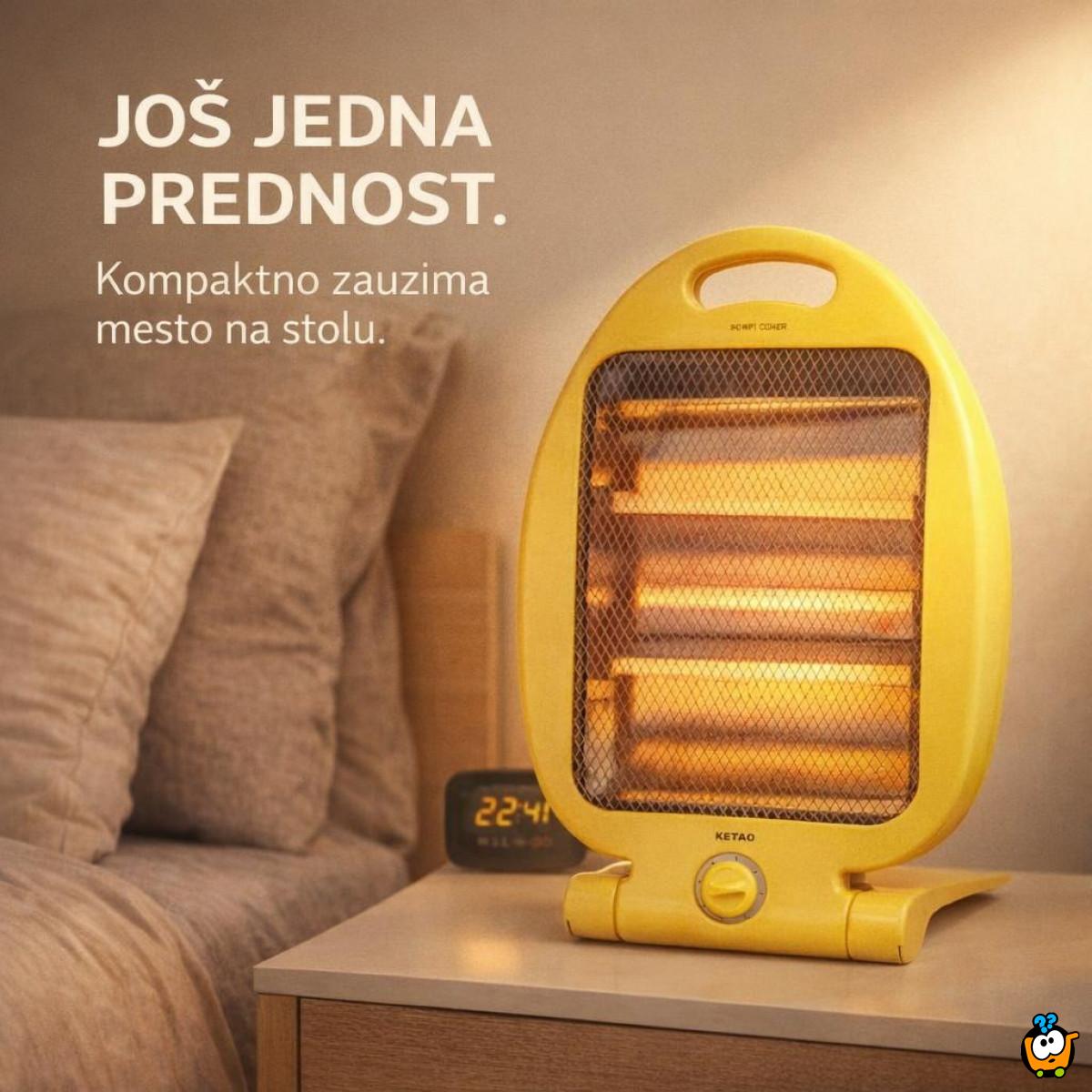 KETAO Quartz Grejalica 800W - Efikasno grejanje za vaš dom