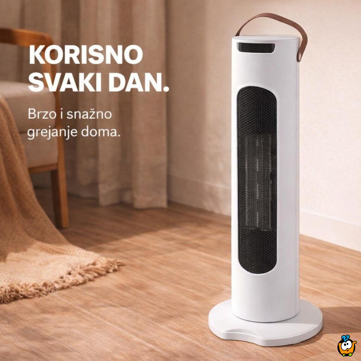 Prenosivi električni grejač 1500W sa LED displejom i dodirnim tasterima