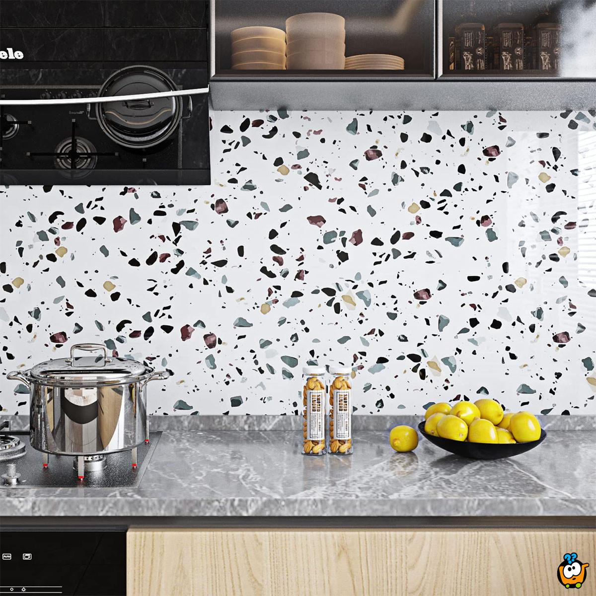 Samolepljiva Terrazzo PVC tapeta 60 cm x 1 m