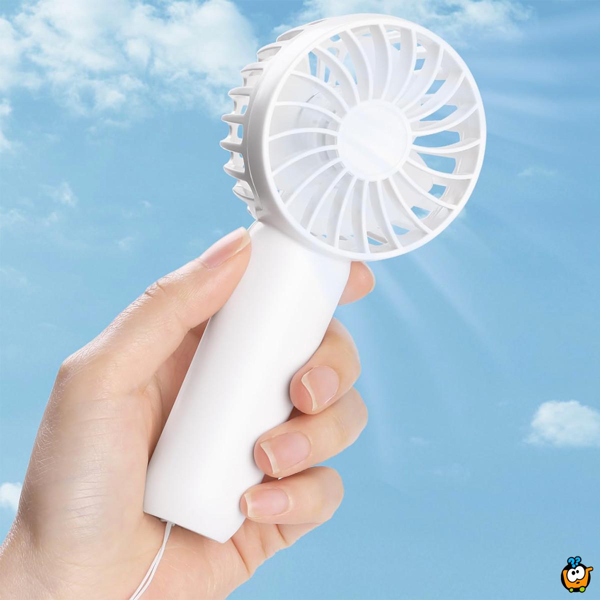 Džepni ventilator za rashlađivanje u pokretu