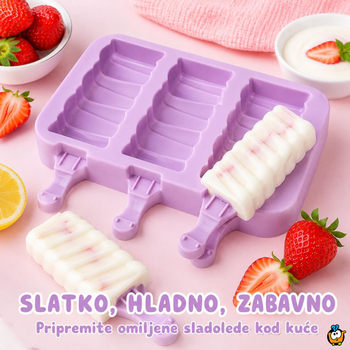 Modla za talasaste sladolede na štapiću + POKLON 50 štapića