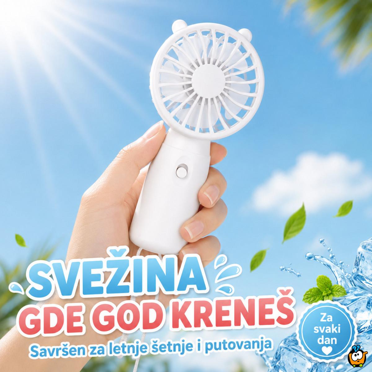 Džepni mini ventilator za rashlađivanje – osveženje u pokretu