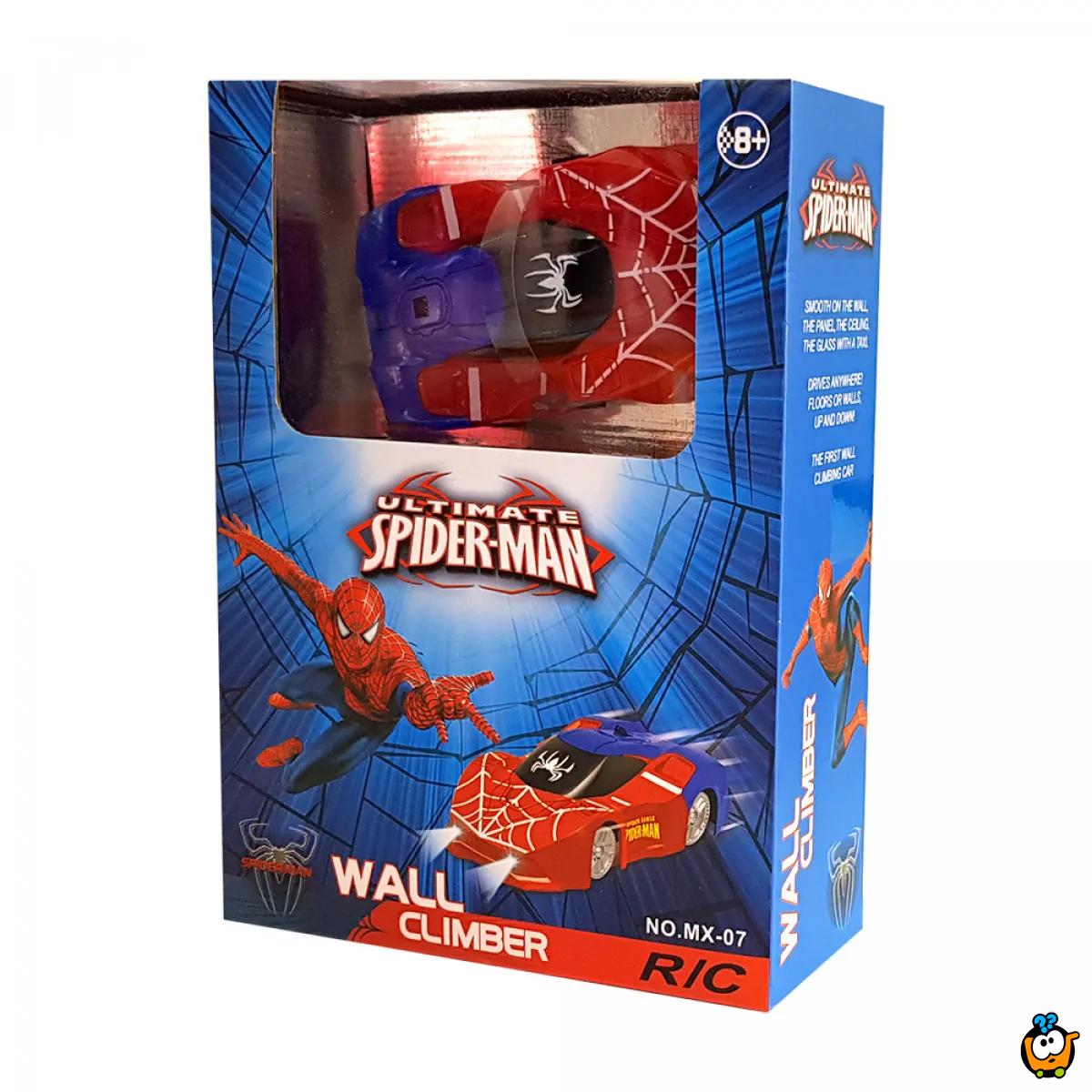 Wall Climber SPIDER-MAN magičan autić - Ide po zidovima i plafonima