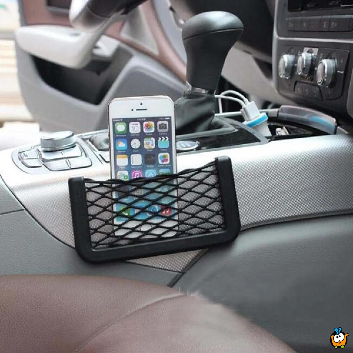 String Car Net - Univerzalna mrežica za držanje telefona i sitnih stvari u autu