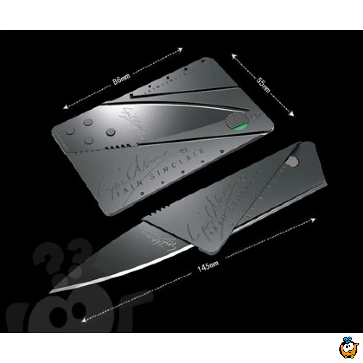 Micro Knife - Dva ultra tanka noža u obliku kartice