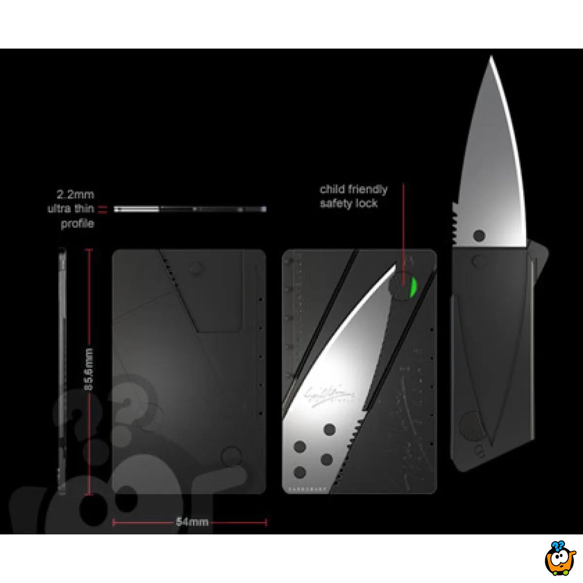 Micro Knife - Dva ultra tanka noža u obliku kartice