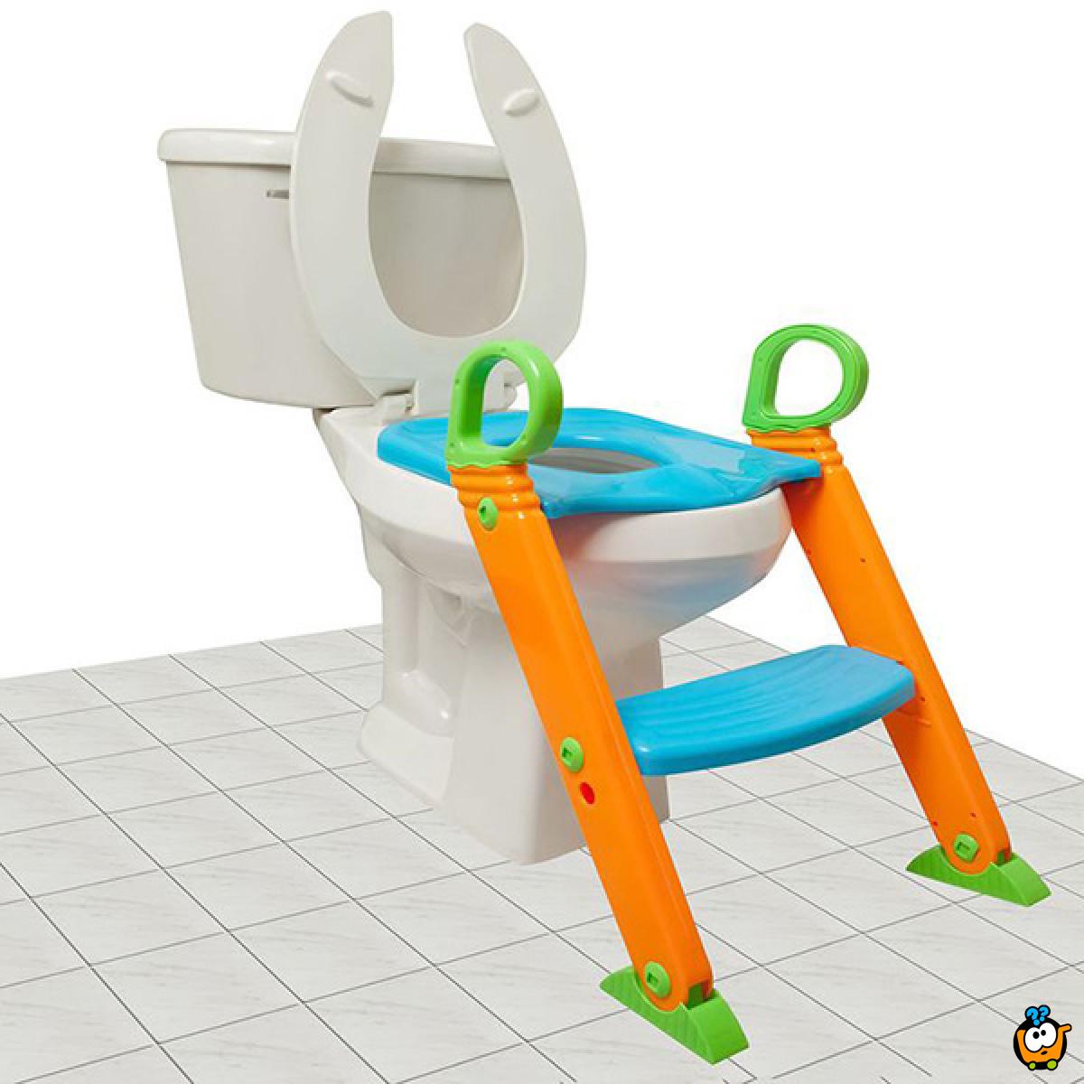 2 u 1 Dečji adapter za WC šolju sa stepenikom Kuda u Kupovinu