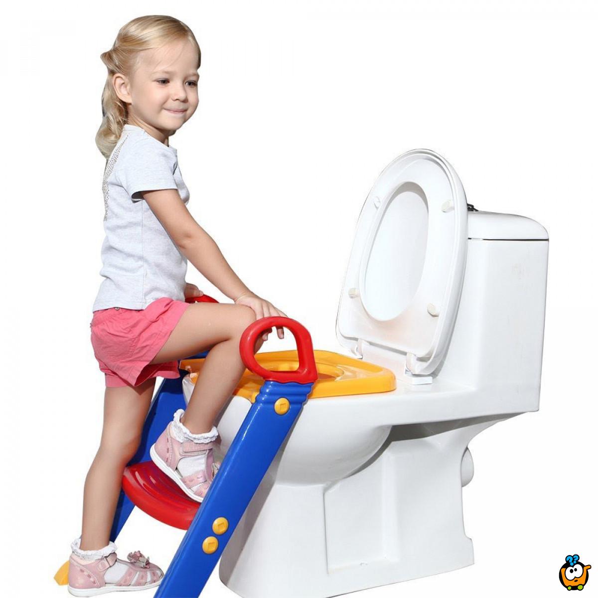 2 u 1 Dečji adapter za WC šolju sa stepenikom Kuda u Kupovinu