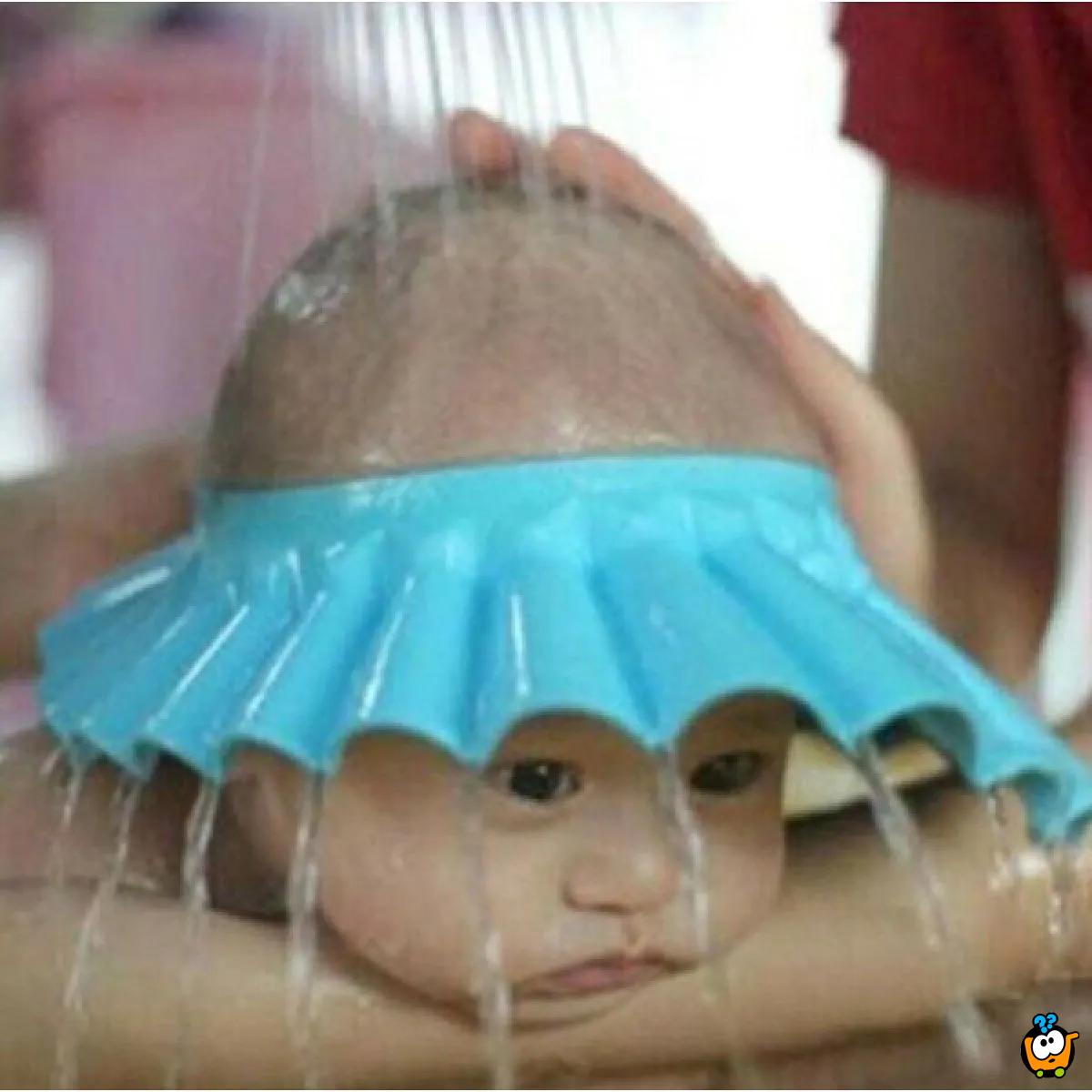 Štitnik za oči prilikom kupanja beba i dece