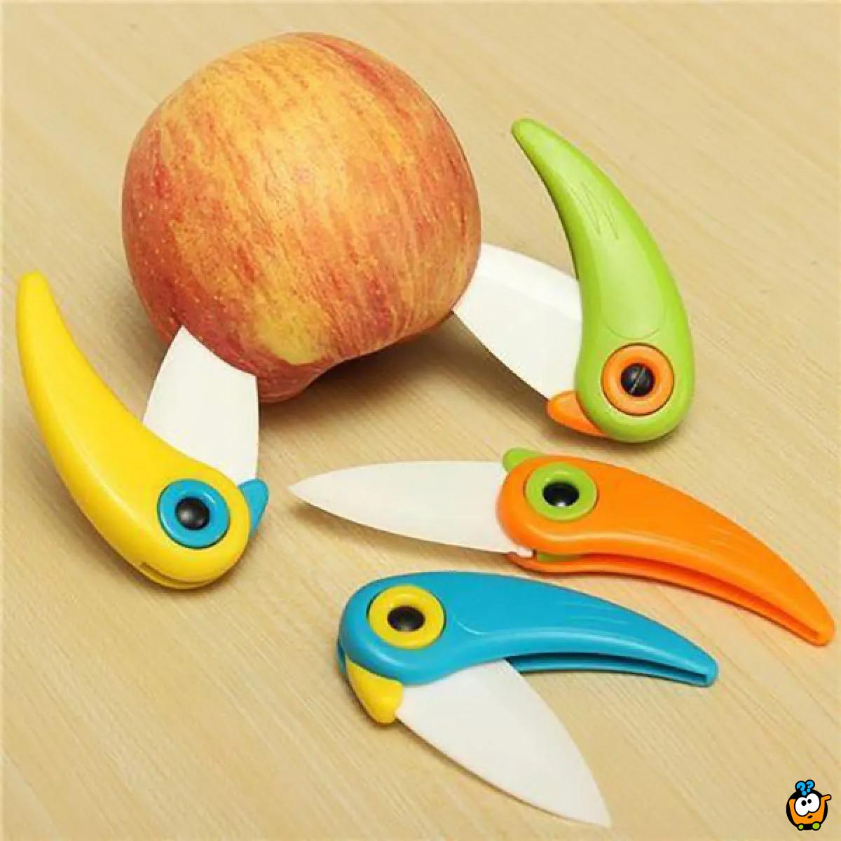 Šareni sklopivi papagaj - nožić za sečenje voća i povrća