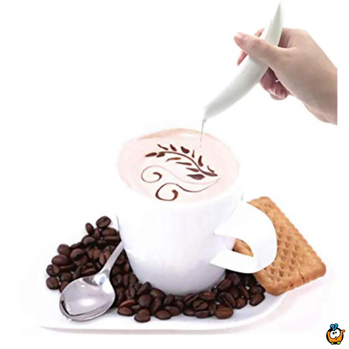  Magična olovka za dekorisanje kafe 