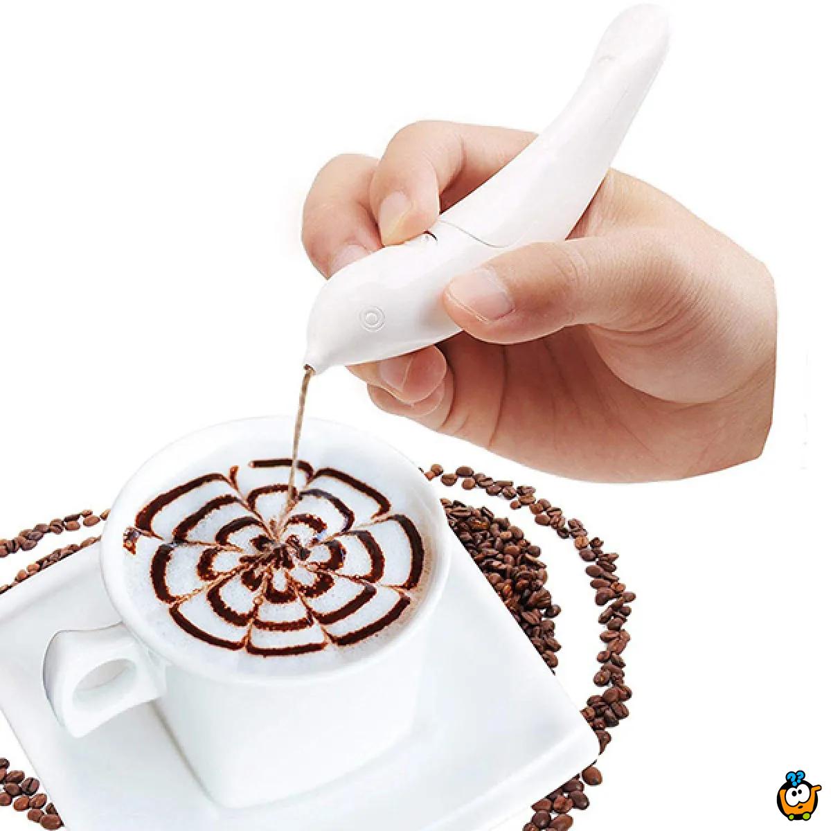  Magična olovka za dekorisanje kafe 