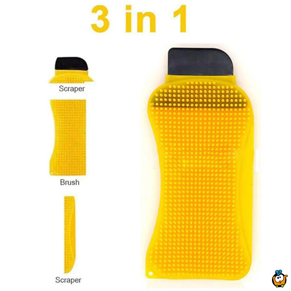 Sponge Hero - 3u1 četka, sunđer i lopatica za pranje sudova