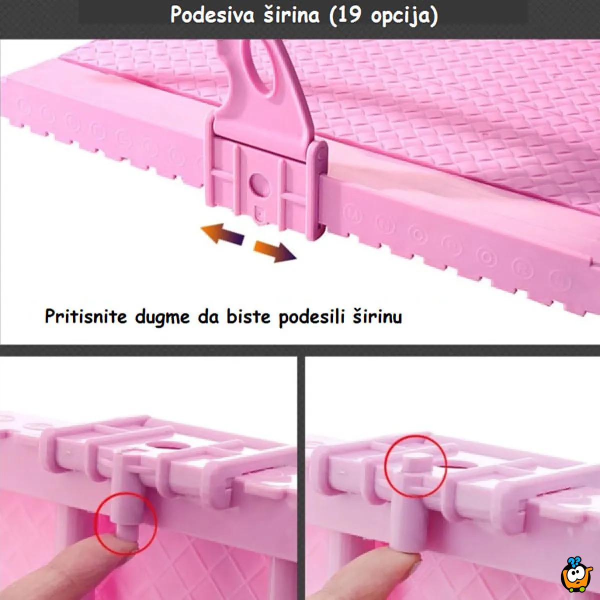 Podesiva sušilica i polica za kačenje veša i odlaganje stvari
