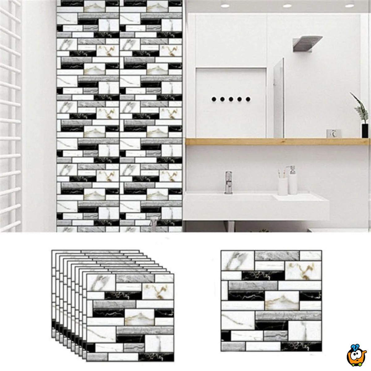 3D Wall sticker - Dekorativni stikeri za zid 30x50 cm