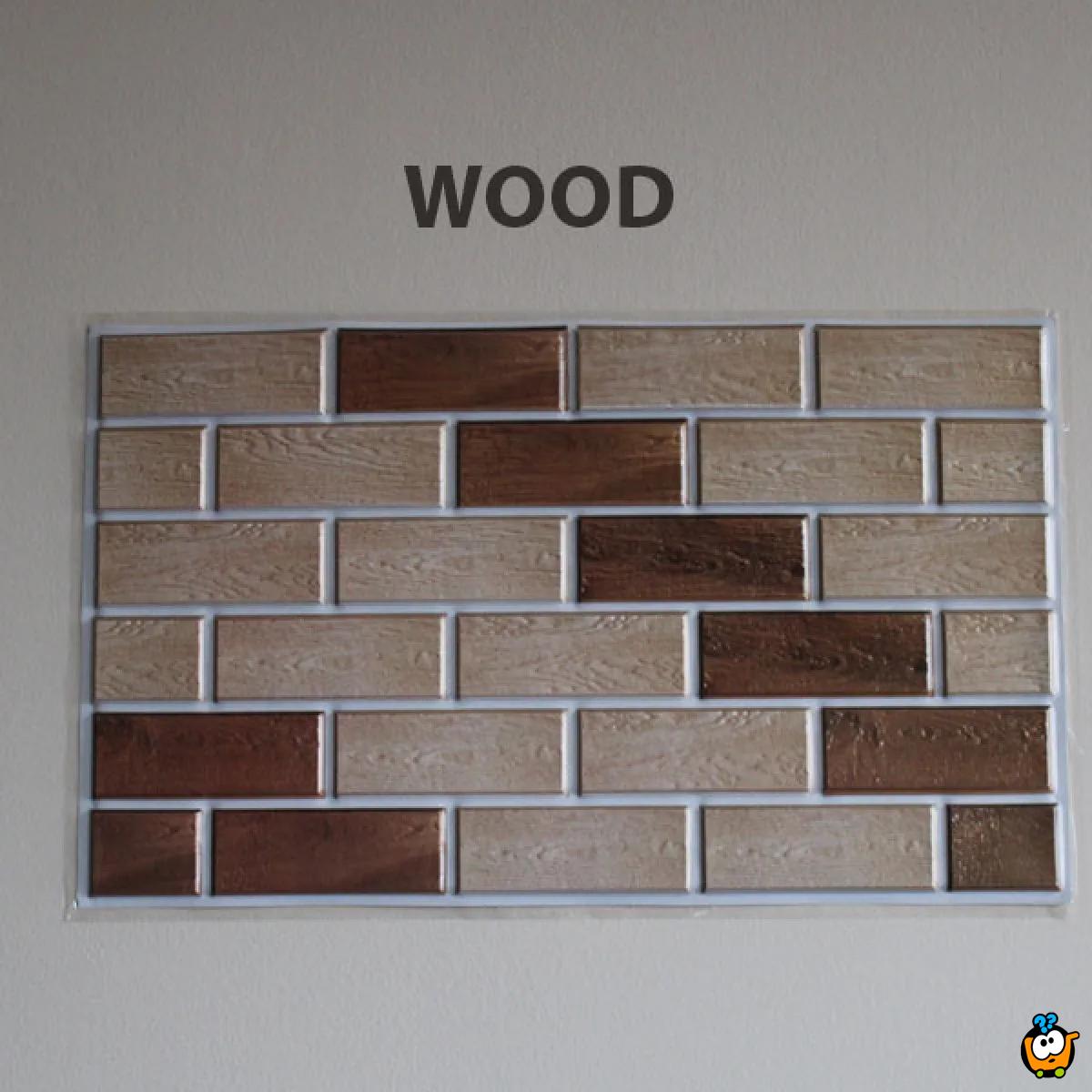 3D Wall sticker - Dekorativni stikeri za zid 30x50 cm